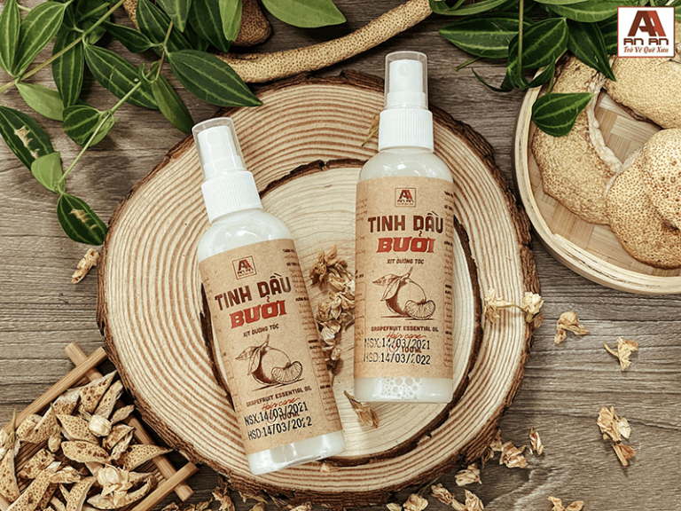 Tinh dầu bưởi An An chăm sóc tóc chắc khỏe