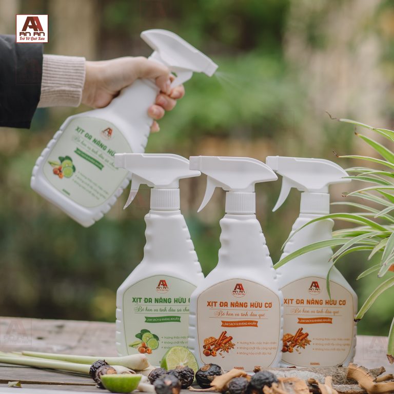 Xịt đa năng hữu cơ An An – Giải pháp xanh làm sạch, kháng khuẩn vượt trội