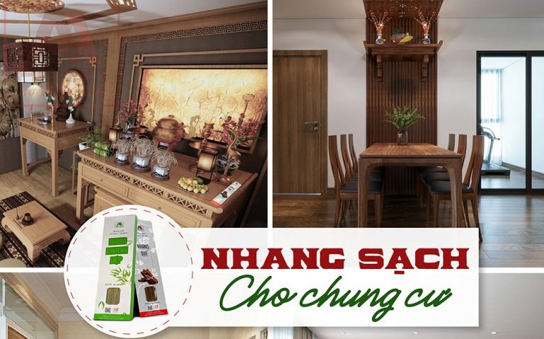 Lý do nên chọn nhang sạch dùng tại chung cư, căn hộ nhỏ