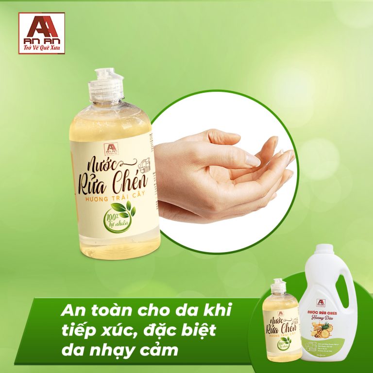 Nước rửa tay hữu cơ an toàn cho các bà nội trợ