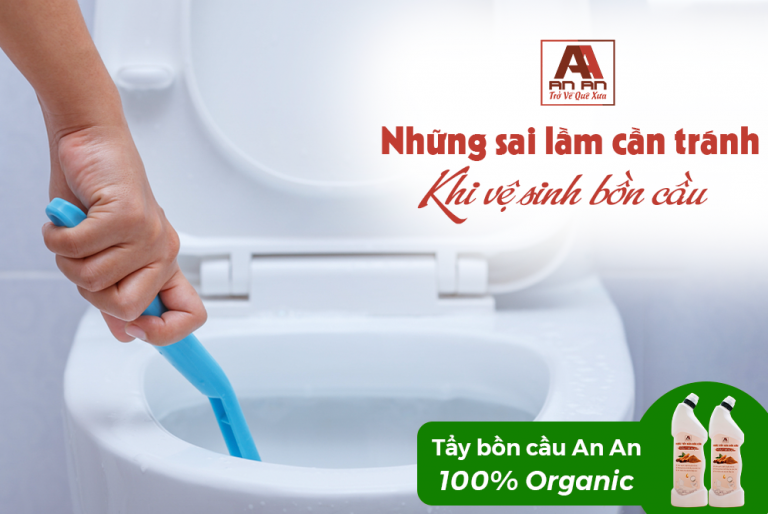 4 Sai lầm thường gặp khi vệ sinh bồn cầu