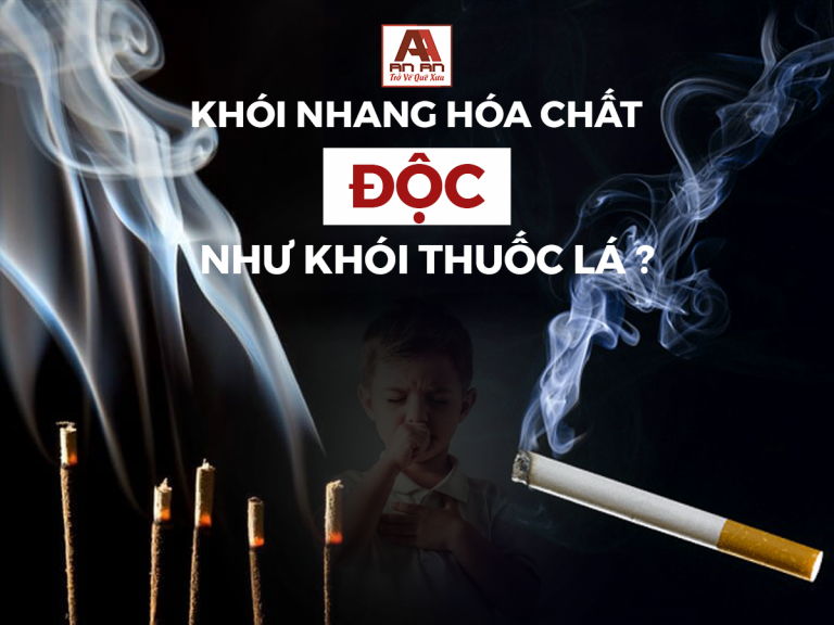 Khói nhang hóa chất “độc” như khói thuốc lá là có thật